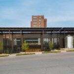 Front-facing view of the Stanley Center for Peace and Security.