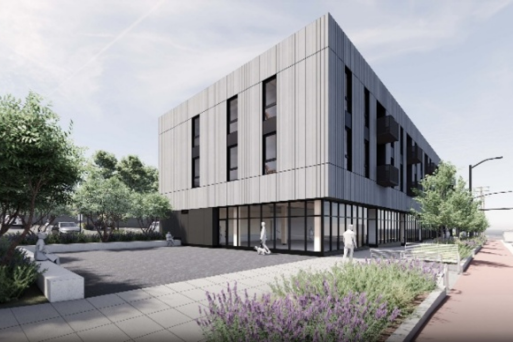 Rendering of the Goldfinch Lofts in Des Moines.